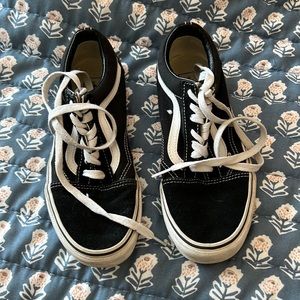Clean black vans